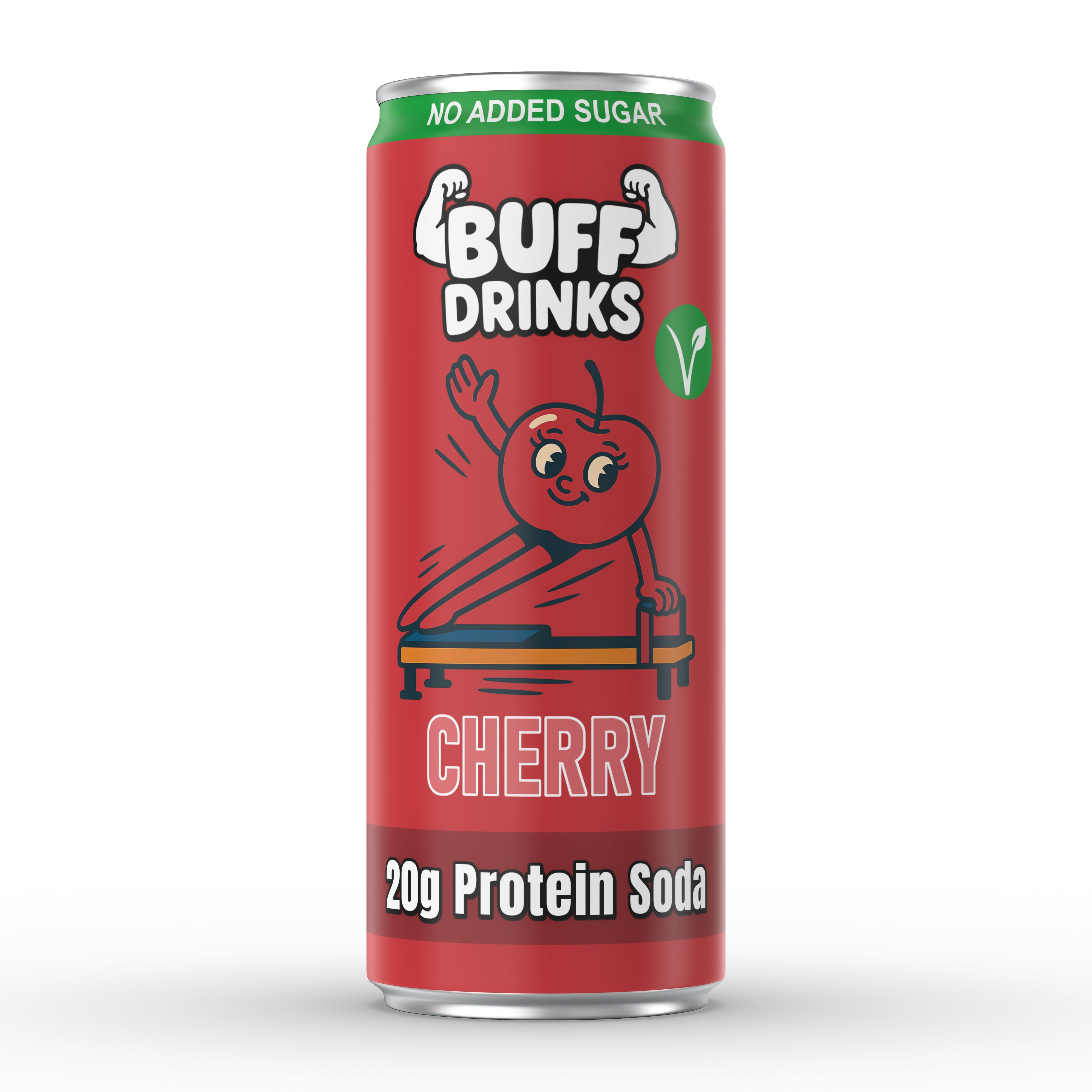Cherry Protein Soda - 12 Pack
