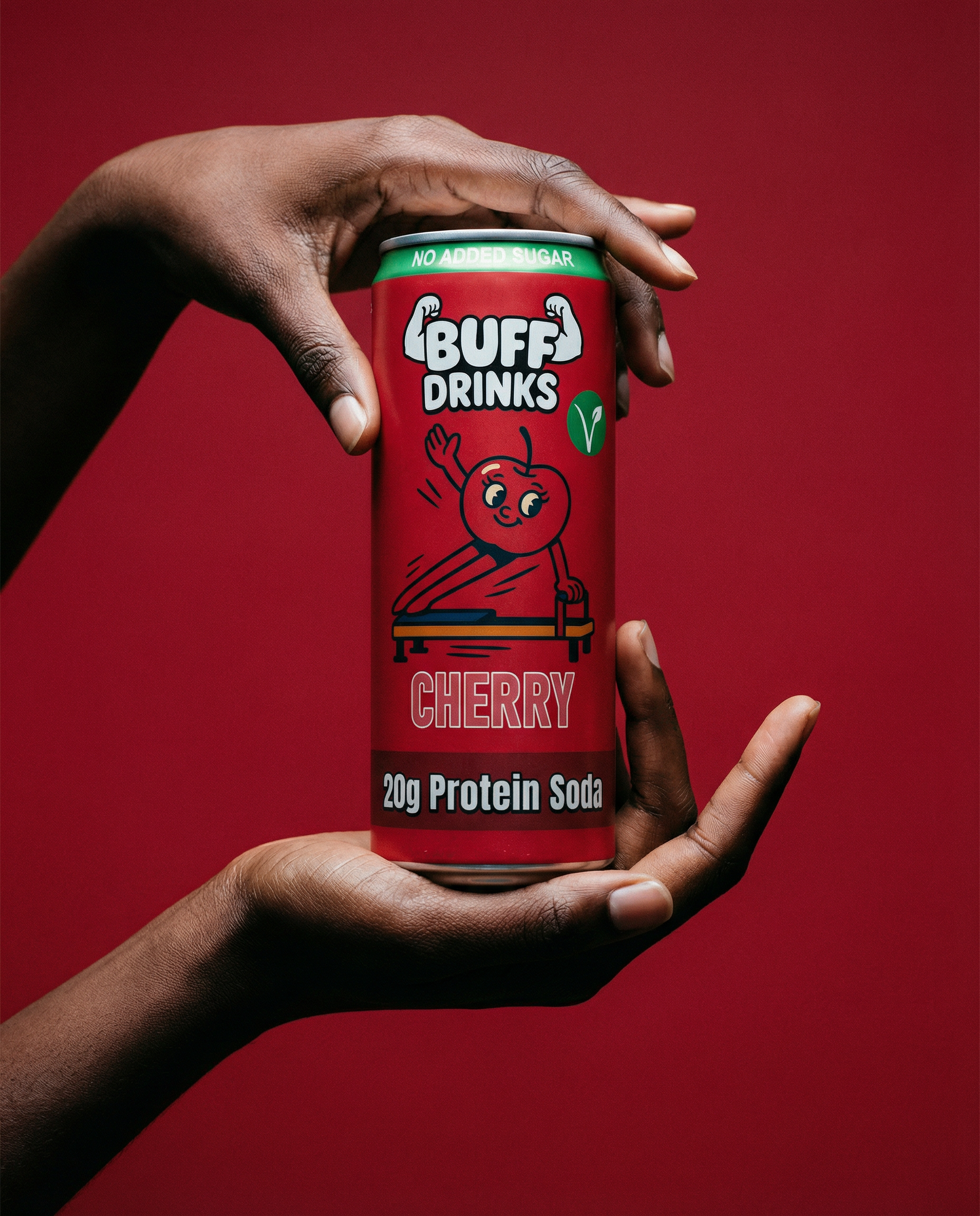 Cherry Protein Soda - 12 Pack